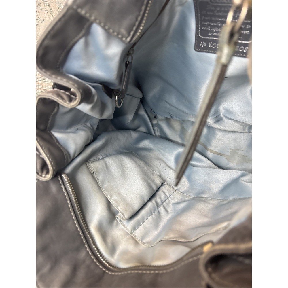 COACH Metallic Gray Leather, Legacy Shoulder Business Tote Bag, Large, 13205 - Picture 13 of 16